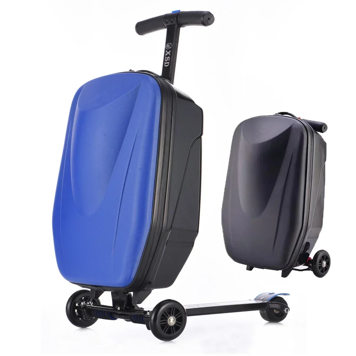 NEU Lazy Skateboard Trolley Koffer Travel Carry On Rollgepäck Roller Koffer Praktisches Multifunktions-Reisegepäck
