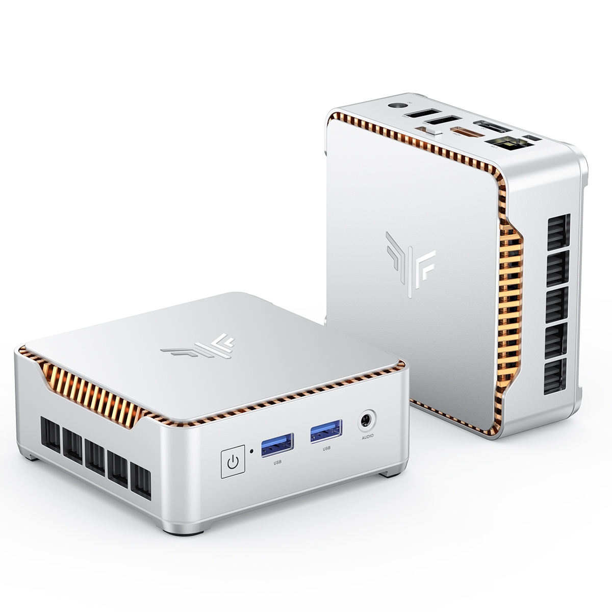 ACEMAGIC E2 Mini PC 16GB RAM 512GB M.2 SSD 12th Alder Lake N97 Micro PC 2.5''SSD Gigabit Ethernet 4K UHD WiFi 5 BT4.2