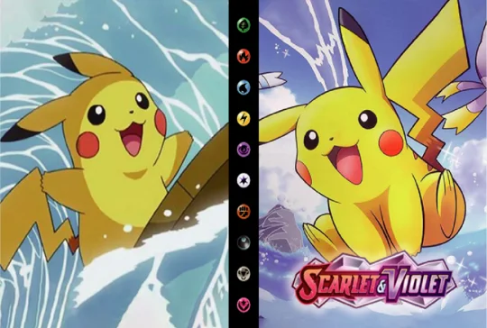 2024New Laser Charizard Squirtle Holder Binder Collections Folder Anime Card Protector Notebook Pokemones Album 240Pcs Card Book