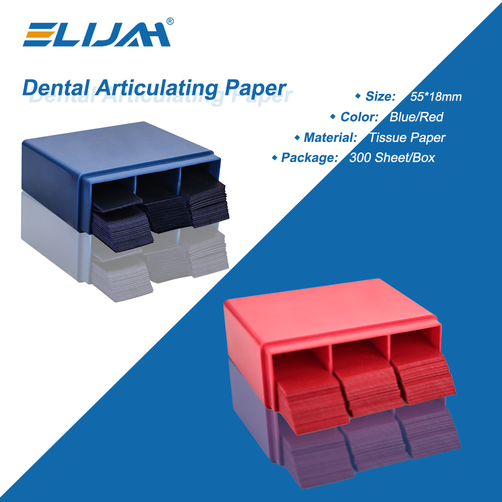 Dental Artikulieren Papier Dentista Blau Rot doppelseitige Biss Streifen ELIJAH Oral Zahnarzt Zähne Bleaching Dental Materialien Werkzeuge