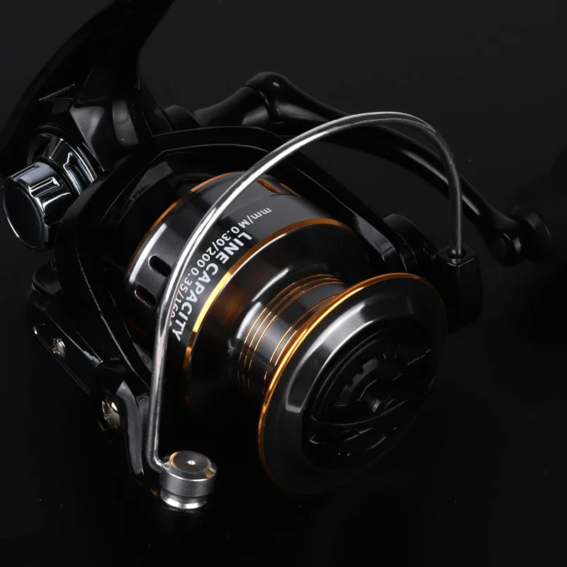 Professional Ultra Light 1000 ~ 7000 5.2:1 Gear Ratio, 26LB ลากสูงสุด CNC โลหะ Spool Spinning Fishing Reel สําหรับน้ําจืดน้ําเค็ม