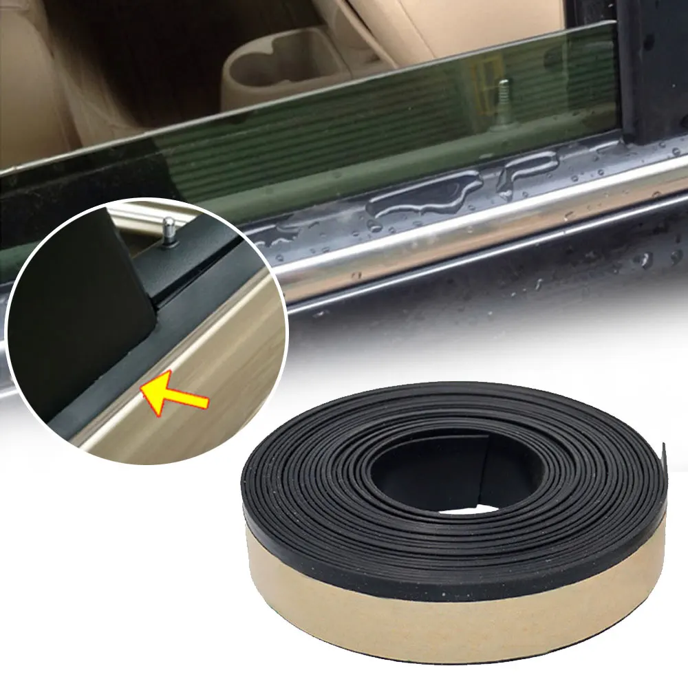 Cửa Sổ Ô Tô Chống Thấm Nước Bảo Vệ Cói Weatherstrip Ốp Viền Cửa Xe Ô Tô Kính Cửa Sổ Cao Su Kín Dây Tự Động Gioăng Cao Su