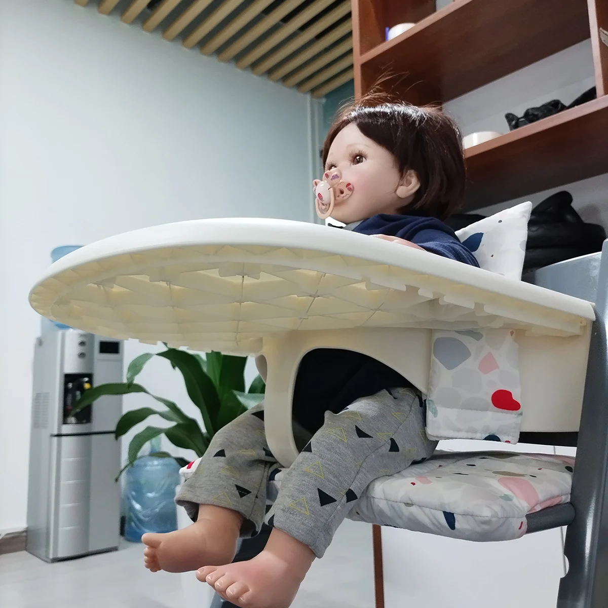 ถาดขนมเด็กสําหรับ Stokke Tripp Trapp Highchair ที่นั่งแผ่นหรือถาดของเล่น Rack การดูดซับสูญญากาศ Bebe อุปกรณ์เสริม