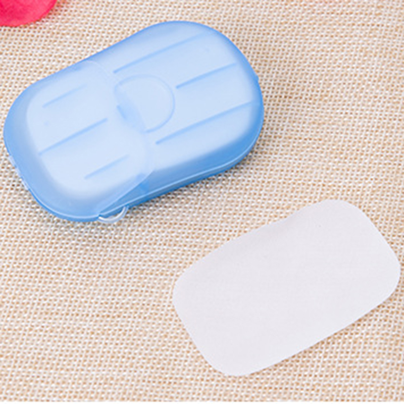 /Box Disposable Soap Paper For Traveling Soap Paper Washing Hand Mini Paper Soap Scented Slice Sheet Bath Cleaning Supplies