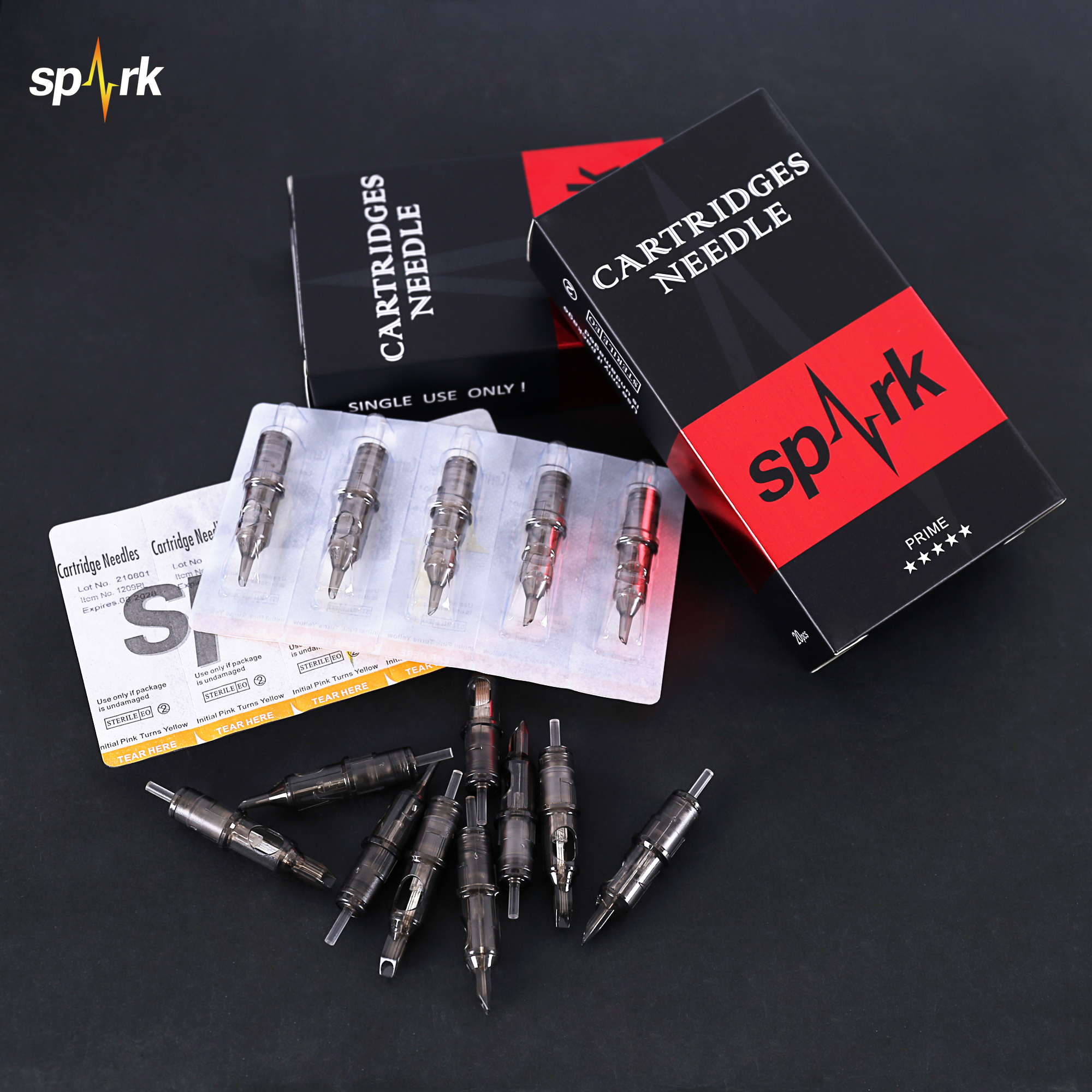 10/20PCS Disposable Tattoo Cartridge Needle Tools Tattoo Needles Round Liner ＆ Magnum(0.35mm needle)RL/RS/RM/M1