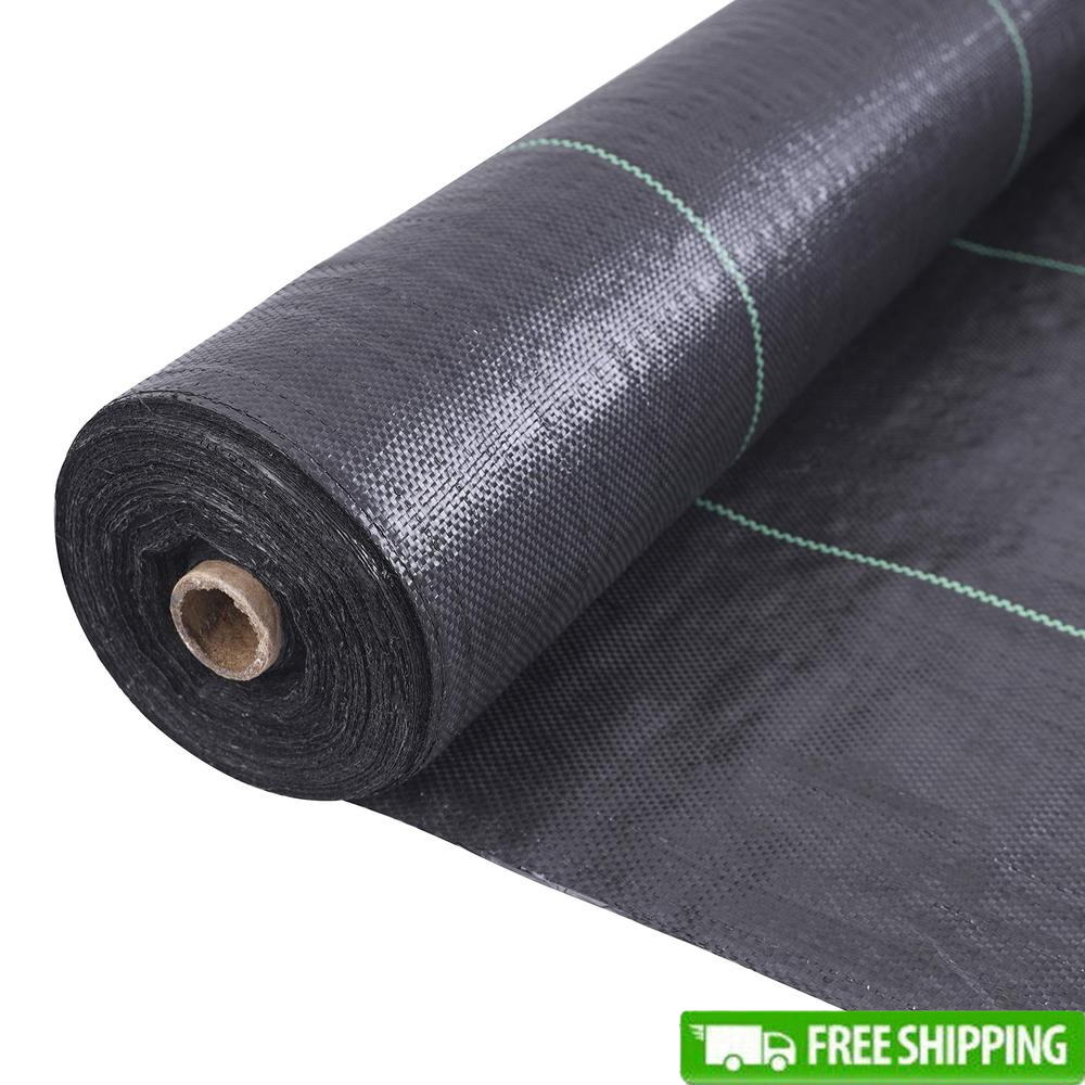 Geotextile Fabric Weed Barrier Landscape Fabric Heavy Duty 6.5FT x 300FT Garden Tarp
