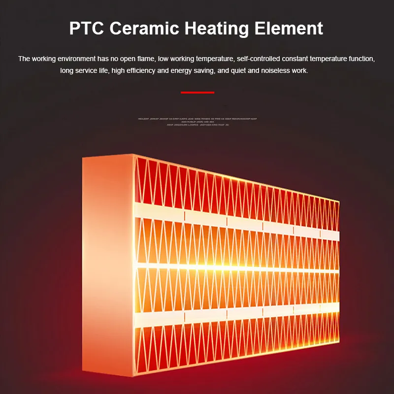 Riscaldatore portatile da 500W riscaldatore elettrico Plug in Wall Room Heater elettrodomestico riscaldamento stufa Mini radiatore macchina più calda a distanza