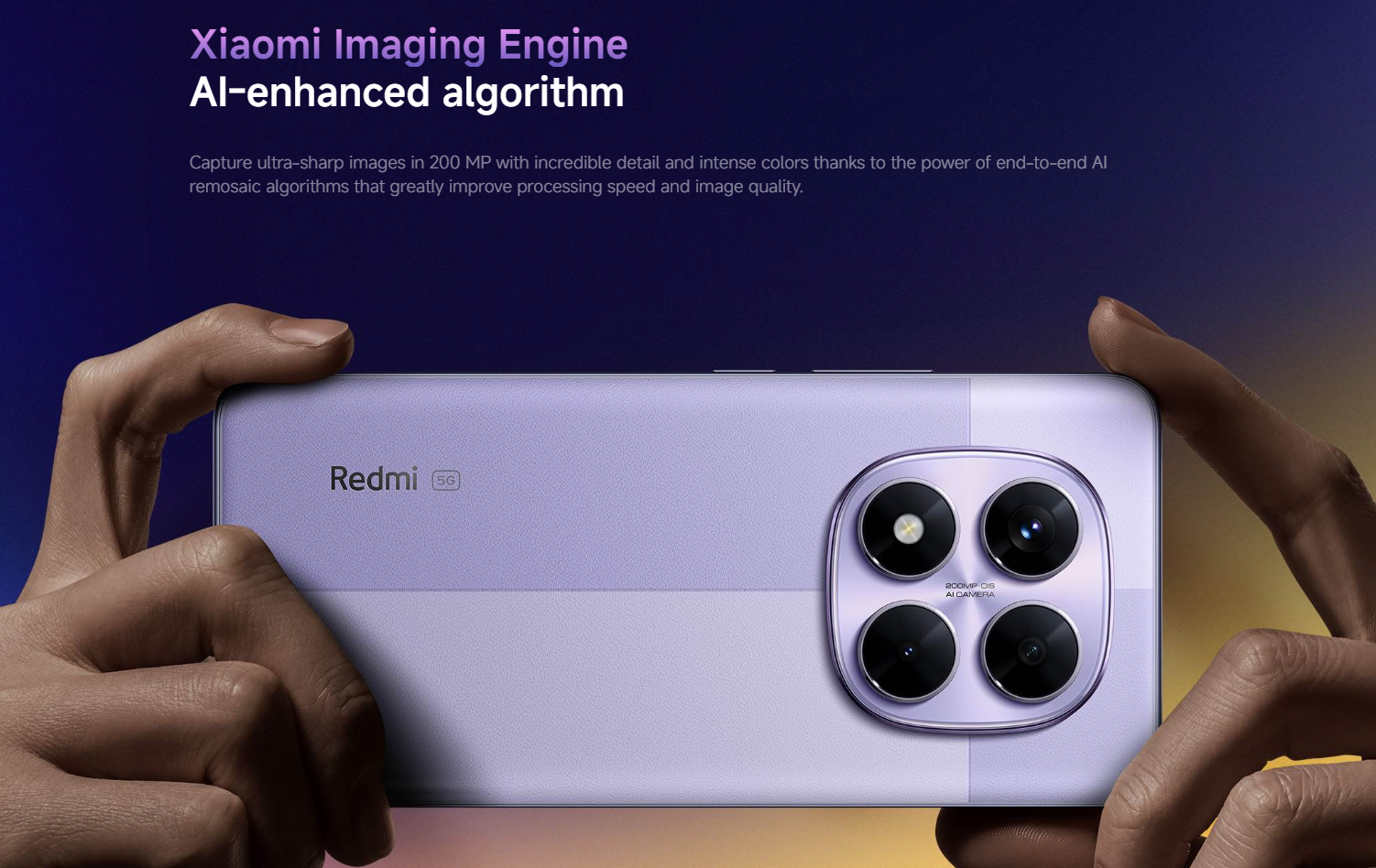 Teléfono Inteligente Redmi Note 14 Pro, versión Global, 5G, NFC, tamaño 7300 + 200MP, cámara 1,5 K, 120Hz, Pantalla AMOLED