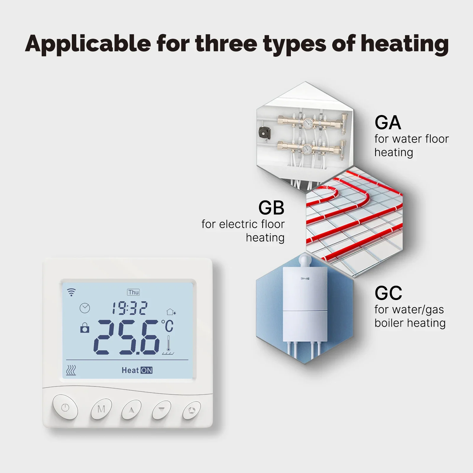 Termostato WiFi Tuya, controlador de temperatura ambiente, agua/calefacción eléctrica de suelo, caldera de Gas, Control por aplicación, funciona con Alexa y Google Home