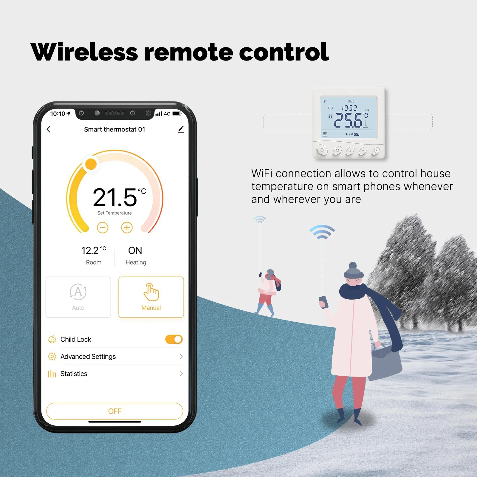 Termostato WiFi Tuya, controlador de temperatura ambiente, agua/calefacción eléctrica de suelo, caldera de Gas, Control por aplicación, funciona con Alexa y Google Home