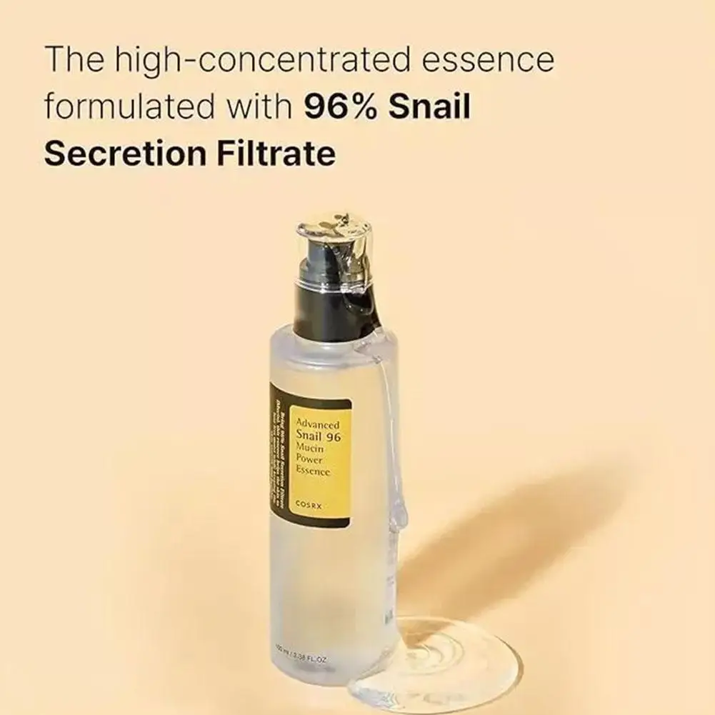 100ml COSRX Advanced Snail Mucin 96% Power Repairing Essence For Dull And Damaged Skin, Anti-Aging & Discoloration Correcting