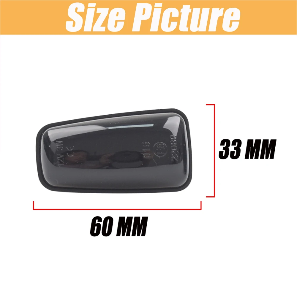2x Cho Xe Đạp Peugeot 306 106 406 806 LED Năng Động Nhan Bên Bút Ánh Sáng Cho Chuyên Gia Đối Tác Đồng Hồ Berlingo Jumpy saxo Xantia