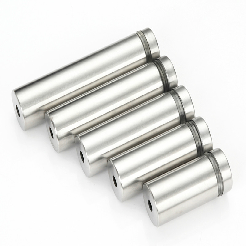 Clearance_10PCS Glass Fasteners 12mm Stainless Steel Acrylic Advertisement Standoffs Pin Nails Billboard Fixing Screws Hardware_