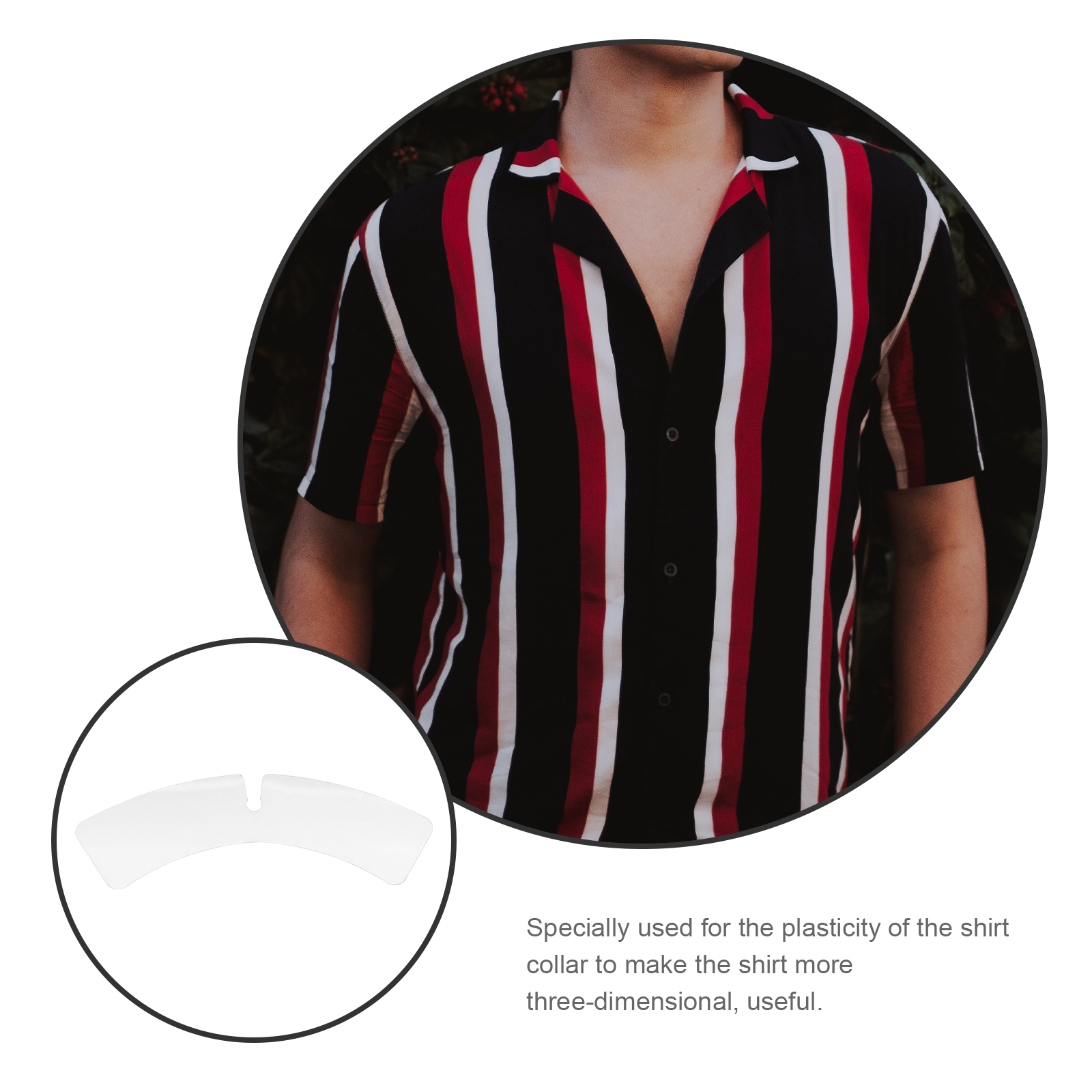 100 Pcs Collar Support Piece for Men Shirts Insert Stay Stays Women Coat Hanger