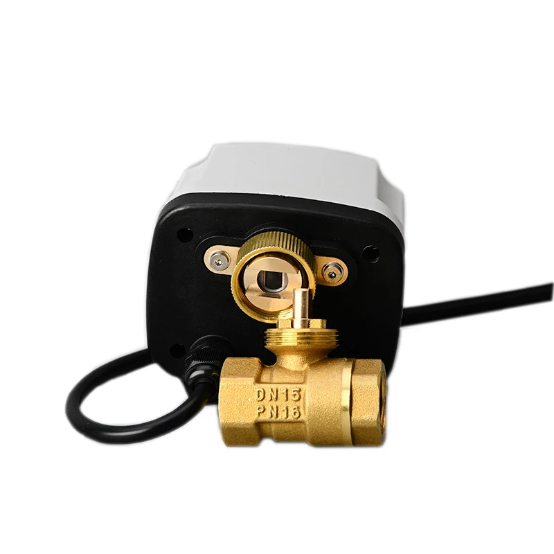 1/2 "3/4" 1 "2" IP65 กันน้ําบอลวาล์วมอเตอร์ 3 สาย 2 ควบคุมทองเหลืองบอลวาล์วไฟฟ้าแรงบิดขนาดใหญ่มอเตอร์โลหะ