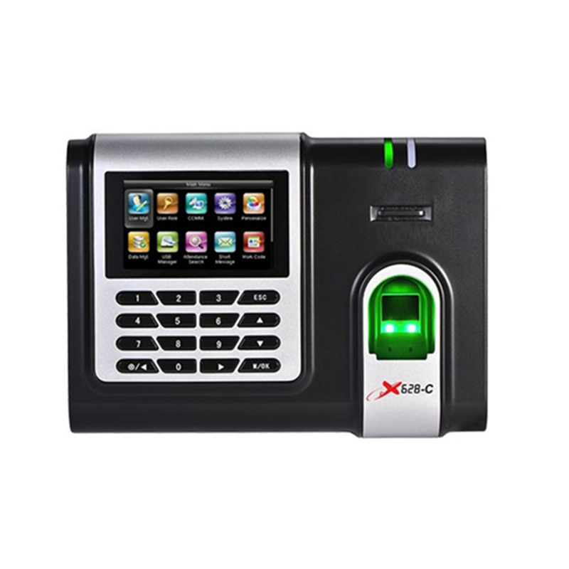 Software de Gestión de asistencia de tiempo de red gsm biométrico, X628-C + ID, huella dactilar, asistencia de tiempo