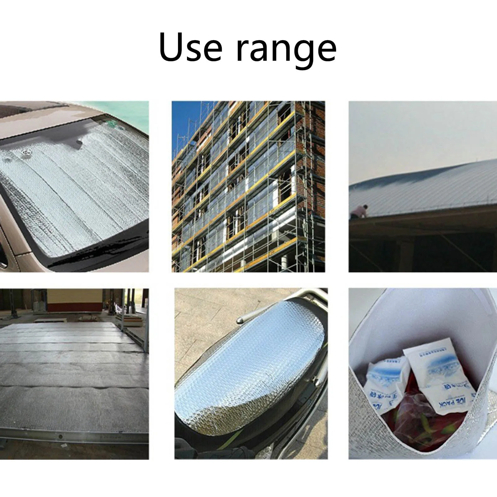 1 ロール壁断熱反射フィルム PET アルミ箔断熱フィルム 10 メートル * 0.5 メートル * 3 ミリメートル 5 メートル * 0.5 メートル * 3 ミリメートルホームパーツ