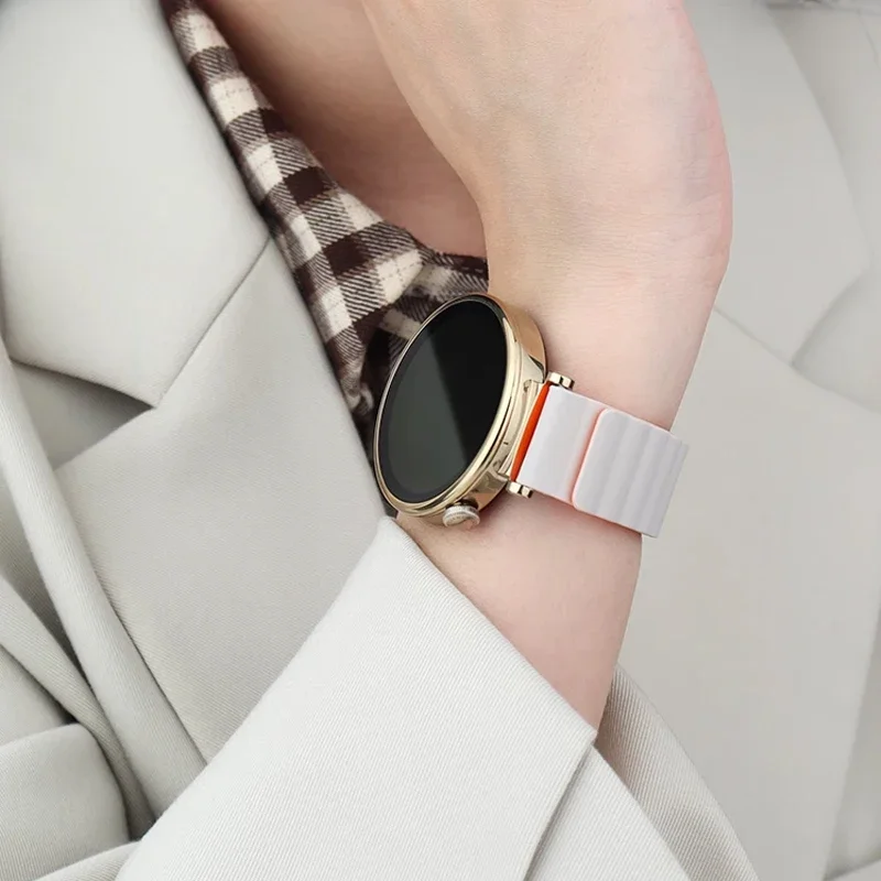 Correa de bucle magnético para Samsung Galaxy Watch 7 6 5 4 40MM 44MM 4 6 Classic 46 42 43 47mm 5 Pro Band silicona 20mm 22mm