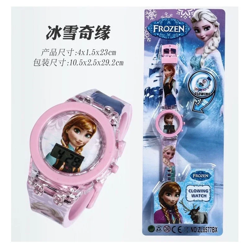Disney esportes relógio digital para crianças spiderman mickey mouse congelado princesa carro brinquedos relógios meninos meninas flash relógio eletrônico