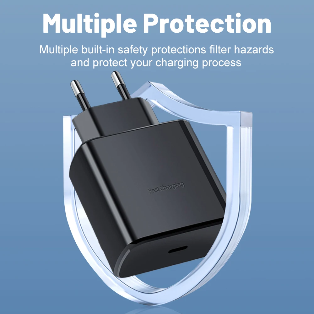 45W Schnellladung für Samsung USB C Ladegerät PD Quick Charge 3.0 Wandladung für Galaxy Plus USB Typ C Kabel Telefonzubehör