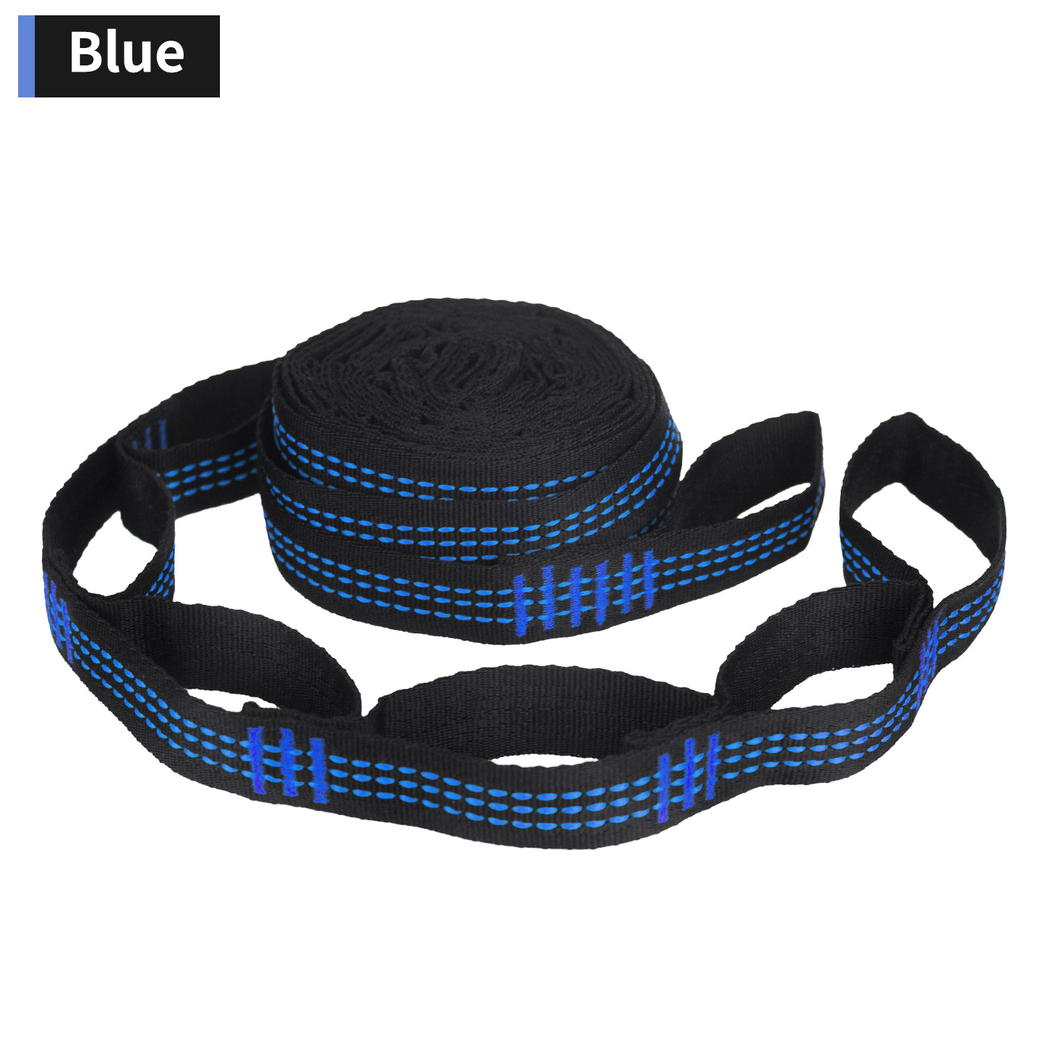 Par de cinturones ajustables para colgar en el árbol, correas para Hamaca, cuerdas de 2,8 metros, 14 + 1 bucles