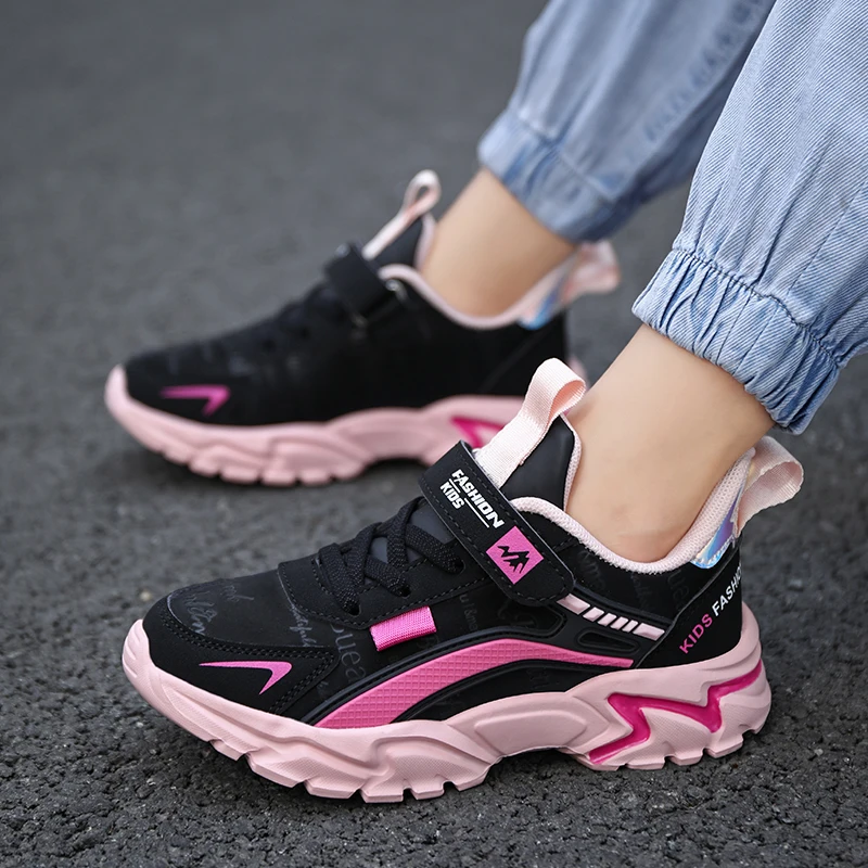 Kinder Mädchen Schuhe Laufen Schule Casual Sport Atmungsaktive rutschfeste Turnschuhe Basketball Kinder Outdoor Walking Tennis Ganzjährig
