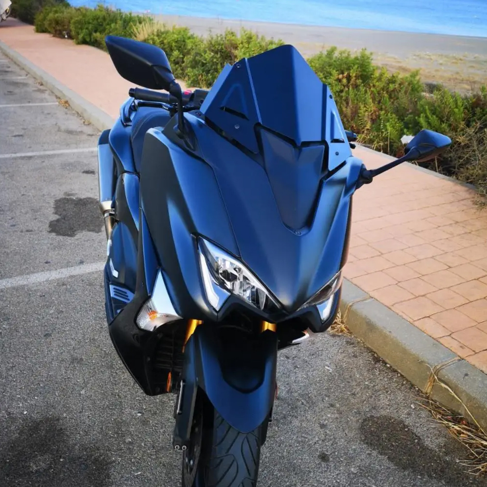 Untuk YAMAHA TMAX 530/560 T-MAX T MAX 2017 2018 2019 2020 2021 TMAX530 TMAX560 sepeda motor ABS kaca depan Fairing kaca depan