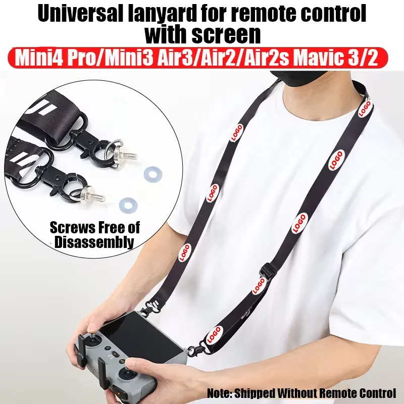 Cordino per controller DJI RC e RC 2 e RC Pro, tracolla RC per cordino DJI Mini 4 Pro, compatibile con DJI Mini 3 Pro/Mavic 3/Air2