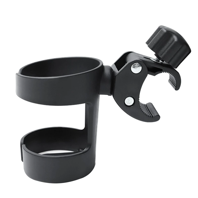 Portavasos Universal para bicicleta, soporte para botella para cochecito, silla ruedas, andador y más, manos libres