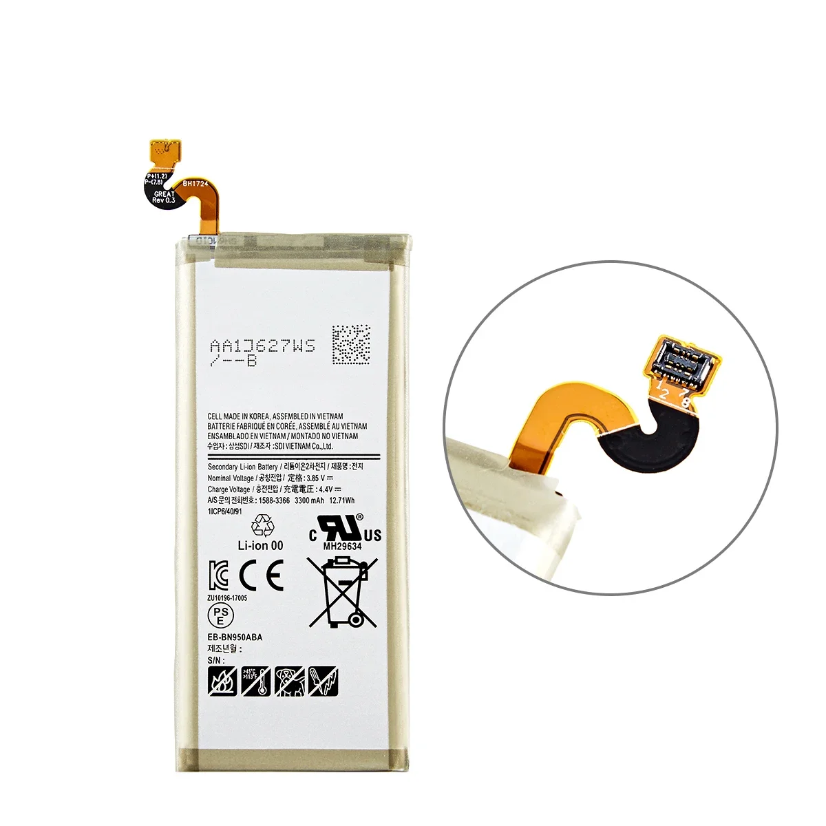 Новый аккумулятор для Samsung GALAXY Note 8 N9500 N9508 EB-BN950ABA N950F/U N950A N950N + Инструменты