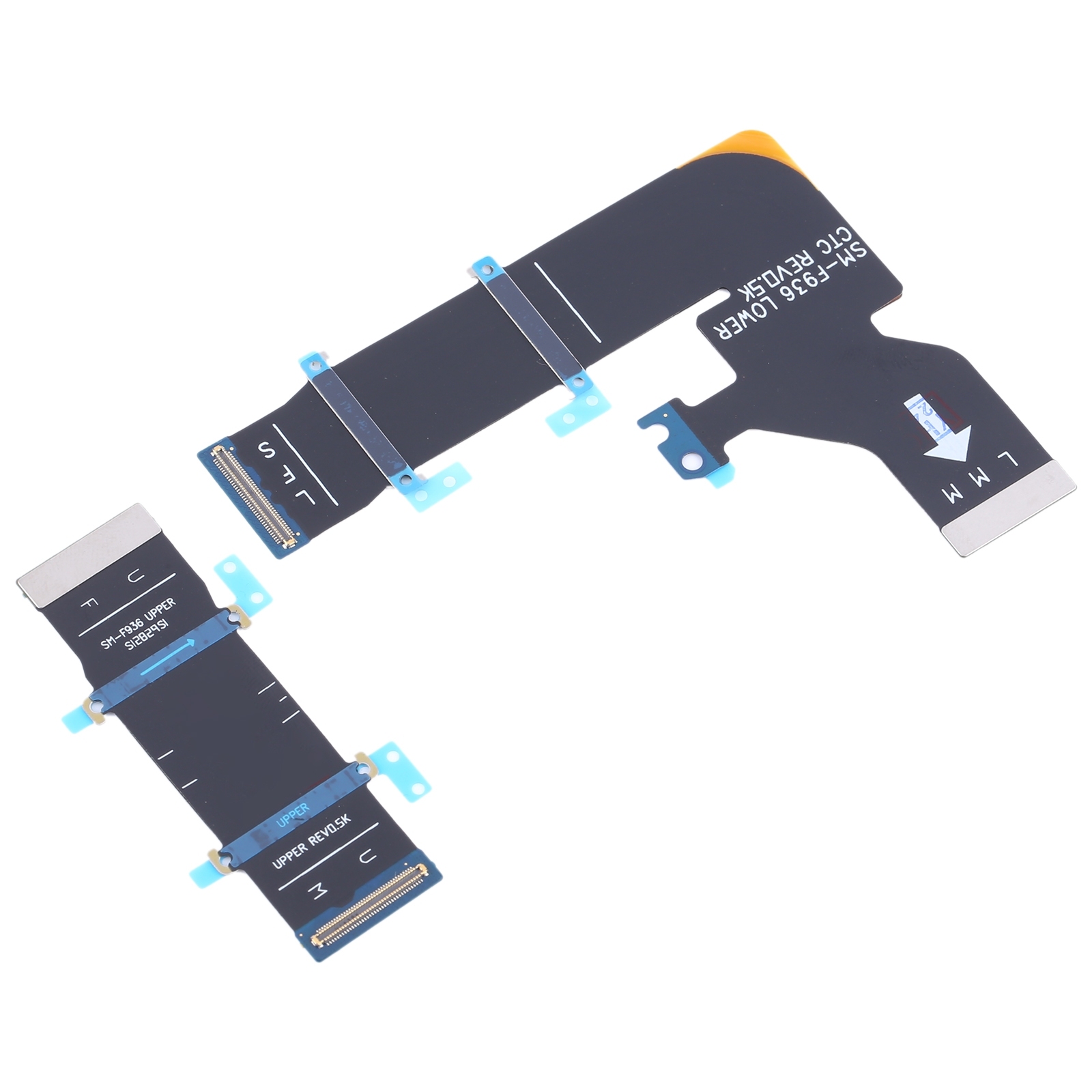 1 คู่แกนหมุน Flex Cable สําหรับ Samsung Galaxy Z Fold4 SM-F936B โทรศัพท์ Flex Cable Repair Replacement Part