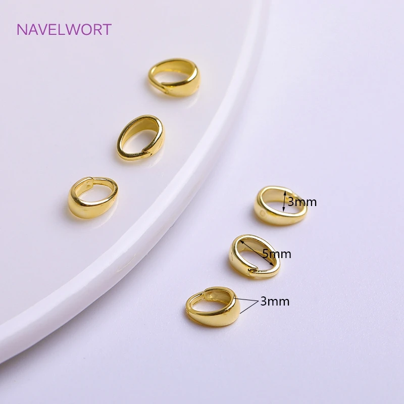 Mạ Vàng 18K Đồng Hẹp Thon Hàn-Trên Mặt Dây Chuyền Bảo Lãnh, hình Giọt Nước Mặt Dây Chuyền Bảo Lãnh Vòng Cổ Làm Phụ Kiện Bán Buôn