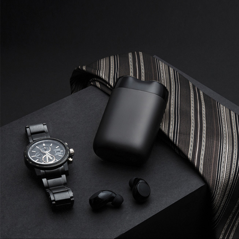 2025 New Portable Electric Shaver S100 Twin Blade Dry Wet Razor Beard Trimmer Cutter TypeC Rechargeable Men Razors Machine