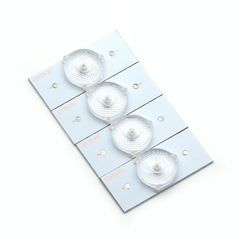 10 Chiếc 3V SMD Hạt Đèn Với Ống Kính Quang Học Fliter Cho 32-65 Inch LED Sửa Chữa