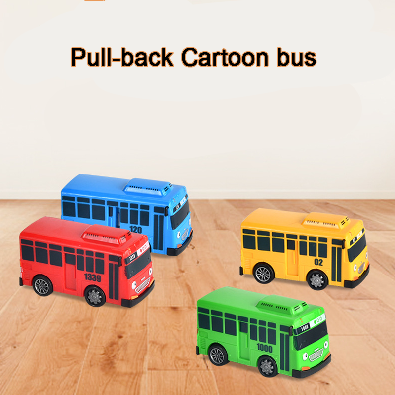 Ônibus dos desenhos animados crianças brinquedos bonito ônibus brinquedo mini puxar para trás modelo de carro ônibus brinquedo jogar veículos brinquedos educativos para crianças meninos presentes