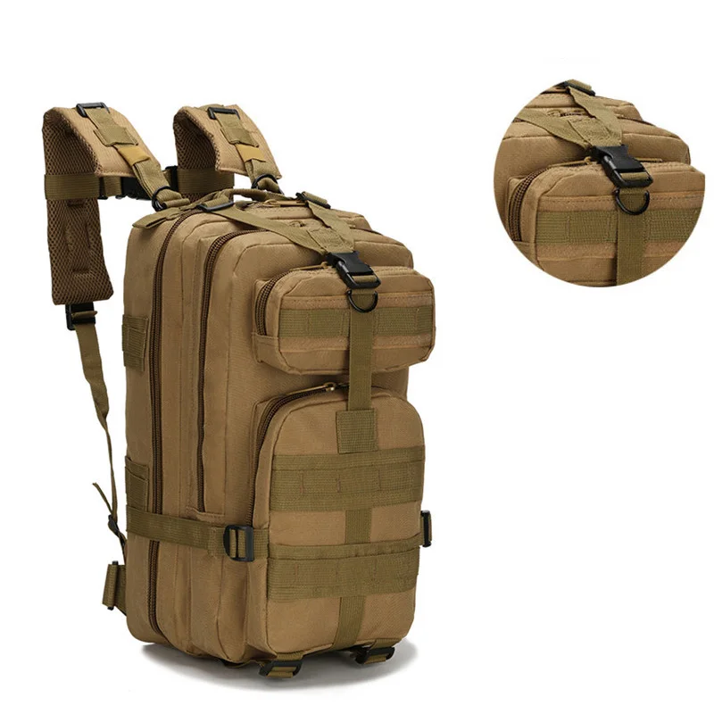 Mochila táctica 3P para exteriores, bolsa de primeros auxilios de 30L, deporte, senderismo, Camping, caza, escalada, montar, entrenamiento