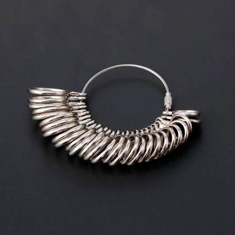 Metall Ring Sizer Messwerkzeug Set Gauge Dorn Stick Finger Werkzeug Schmuckherstellung Ausrüstungen Zubehör