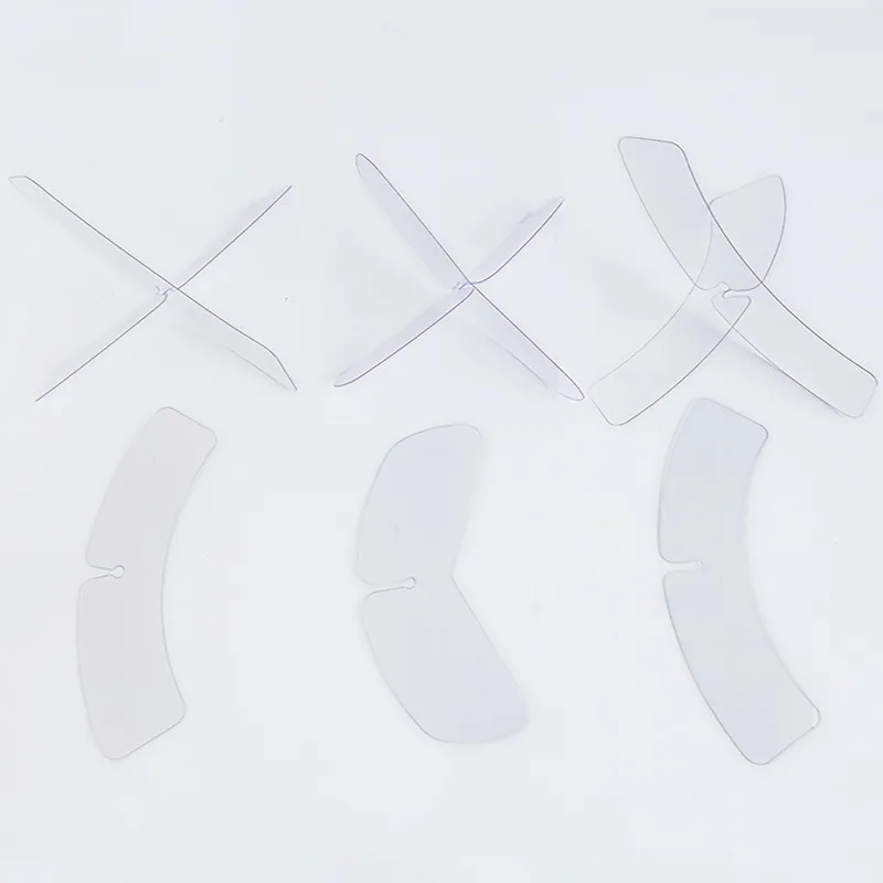 1000pcs Shirt Accessories Butterfly Piece Wholesale PVC Collar Brace Transparent Collar Stays