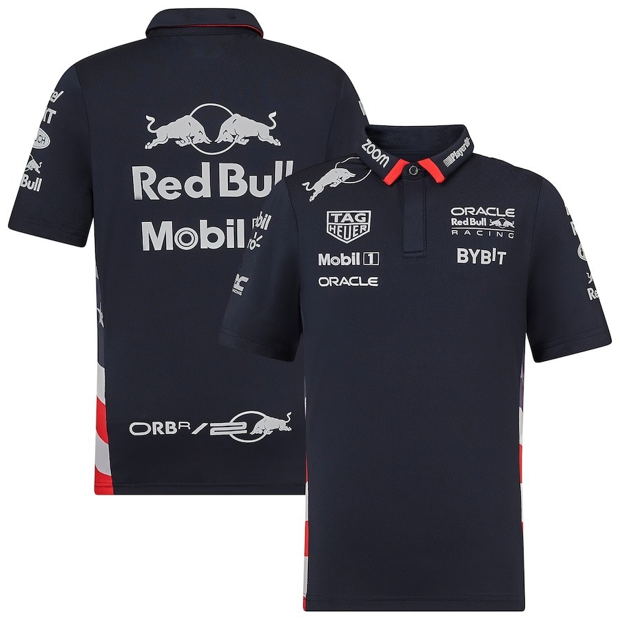 2024 Nuevo Fórmula 1 Red Bull Team Racing Sitio web oficial Polo de carreras Jersey Deportes al aire libre Jersey Entrenamiento para adultos y mujeres