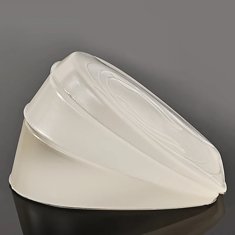 Gel Silicone Tăng Chiều Cao Đế Gót Nâng Miếng Lót Giày Chăm Sóc Chân Tấm Bảo Vệ Đệm Co Dãn Hỗ Trợ Vòm Lắp Cho Unisex