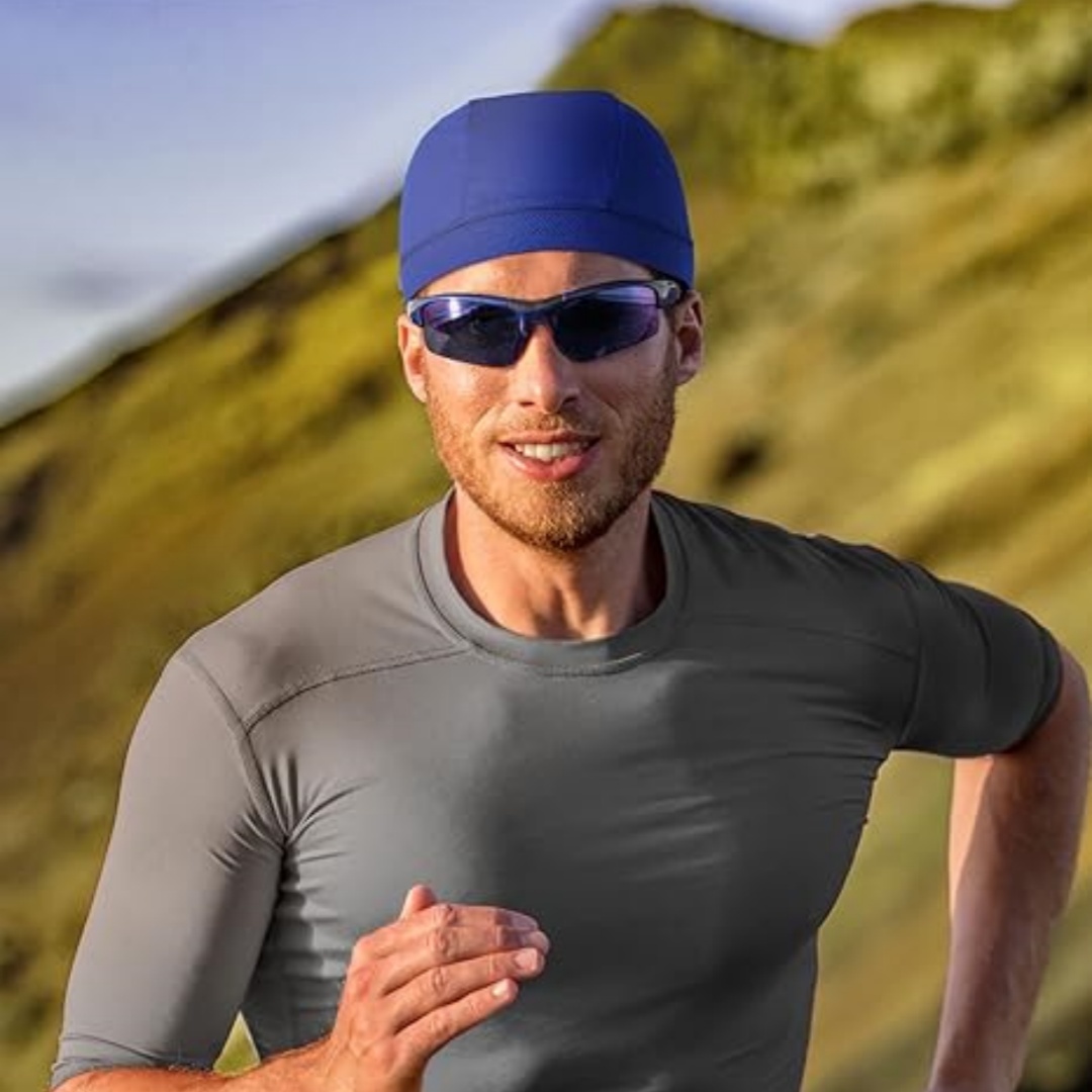 Gorros de calavera refrescantes para verano, forro para casco, Anti-UV, antisudor, para ciclismo, correr, motocicleta y montar, 1 ud.