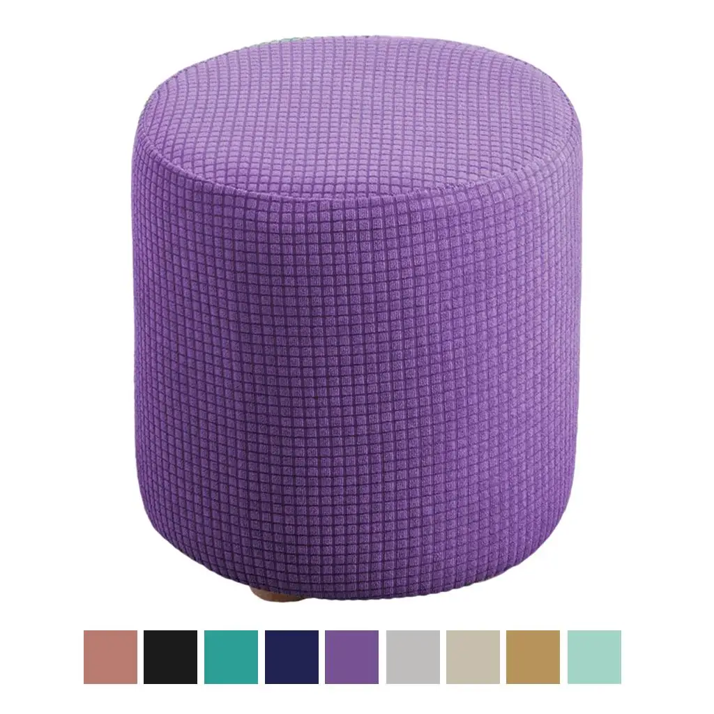 Estiramento de capa otomana com tecido jacquard lavável à máquina texturizado