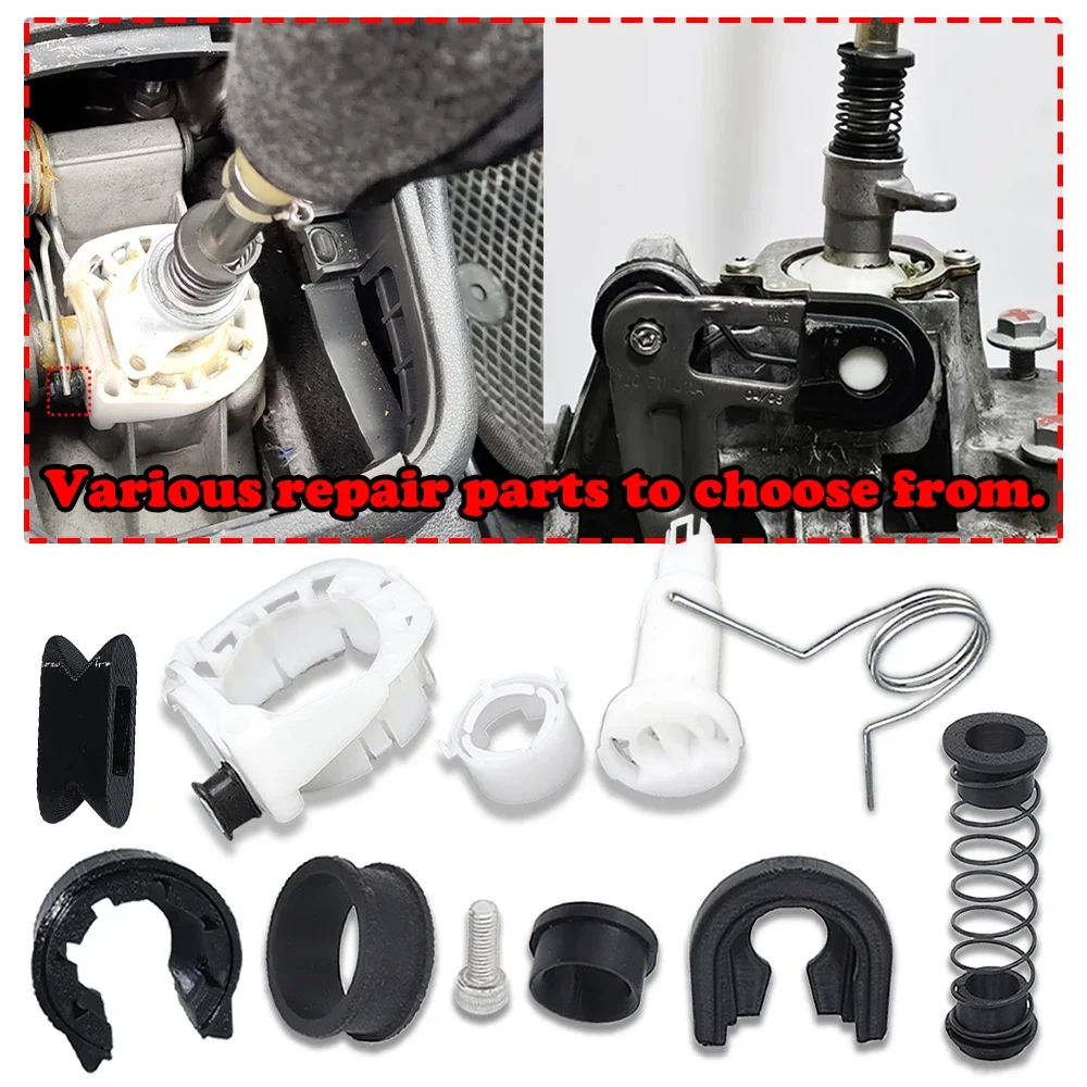 Обновленный ремонтный комплект коробки передач MT, рычаг переключения передач, переключатель переключения передач, втулка, запасная заслонка для VW Golf Audi Seat Skoda