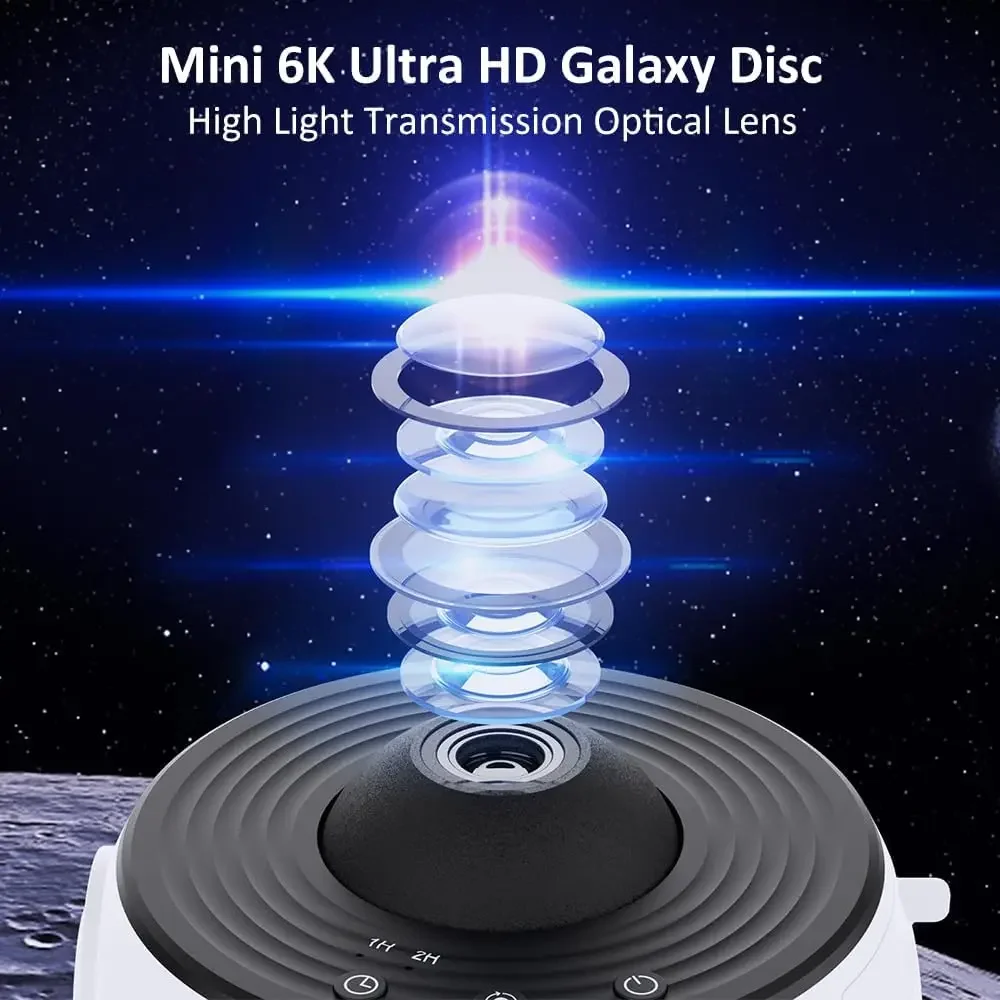 Planetariumsprojektor Nachtlicht Galaxy Projektor 360° °   Drehen Sie die Sternprojektorlampe für die Raumdekoration. Sternhimmel-Projektionslampe