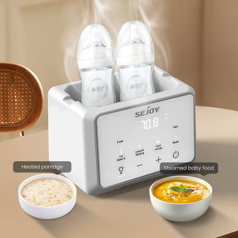 Babyflaschenwärmer, multifunktional, schnell, Babyzubehör, Lebensmittelheizung, Milchwärmer, Sterilisator mit genauer Temperaturregelung