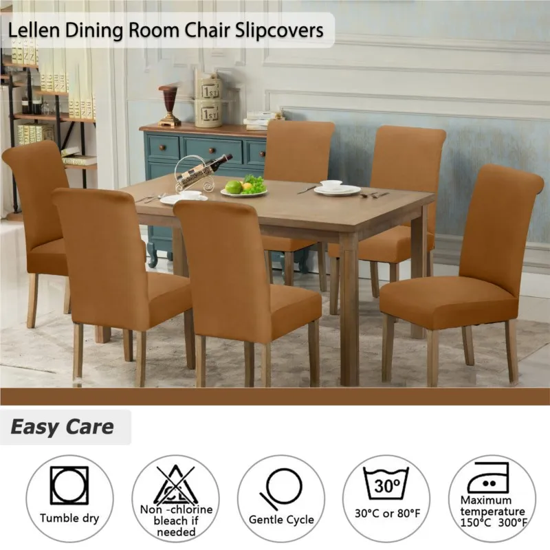 Funda elástica para silla, fundas elásticas de LICRA ajustables de Color sólido, fundas para asientos de sillas, cocina, comedor, banquete de boda, hogar