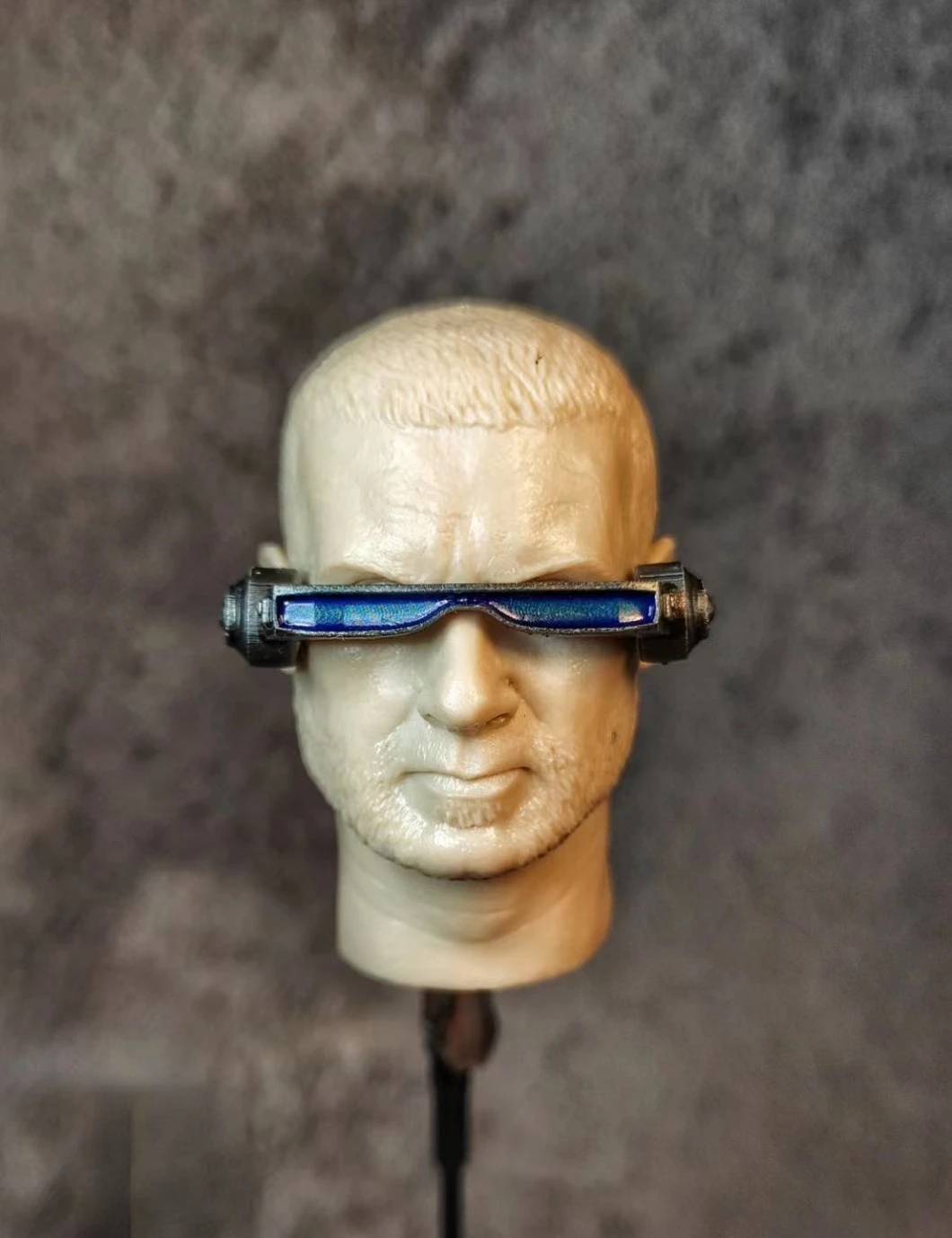 Óculos modelo holográfico para soldado masculino e feminino, 12 em escala, 1:6