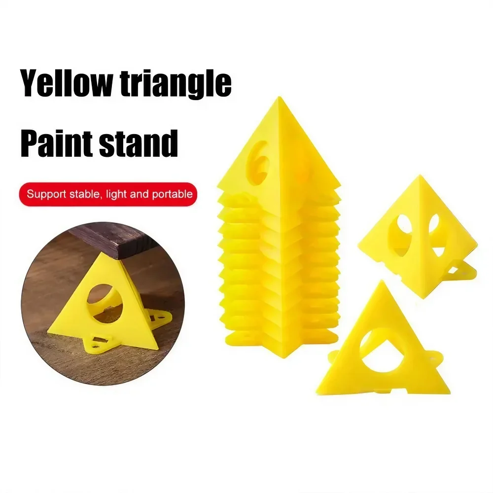 STONEGO 10PCS Painting Pyramid Stands - Mini Conical Tip for Canvas, Doors, Cupboards for Fast Drying and Stable Painting