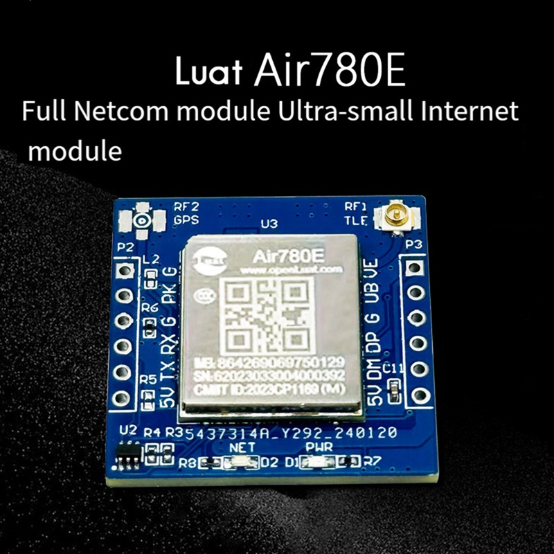 โมดูล4G luat Air780e โมดูล Netcom แบบเต็มรูปแบบมินิ IOT การรับส่งข้อมูลแบบอนุกรมโมดูลมัลติฟังก์ชั่น DTU