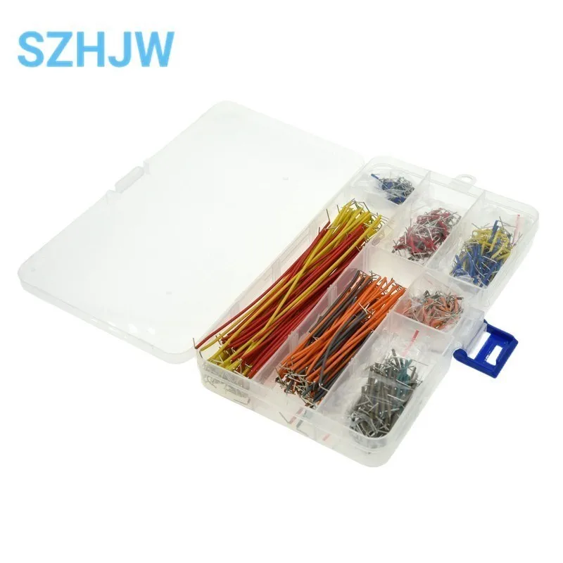 65/140/560/840 Cái/hộp Solderless Bo Mạch Dây Nhảy Dây Hình Chữ U Bo Mạch Dây Nhảy Cáp Dây Bộ tự Làm Arduino Bo Mạch
